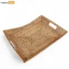 Handwoven Rectangle Bamboo Rattan Serving Tray with Curved Sides and Concentric Weave - STCN051006-1.webp