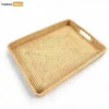 Natural Handwoven Rectangle Straw Rattan Handles Serving Tray with Fine Weave - STCN011001GR-1.webp