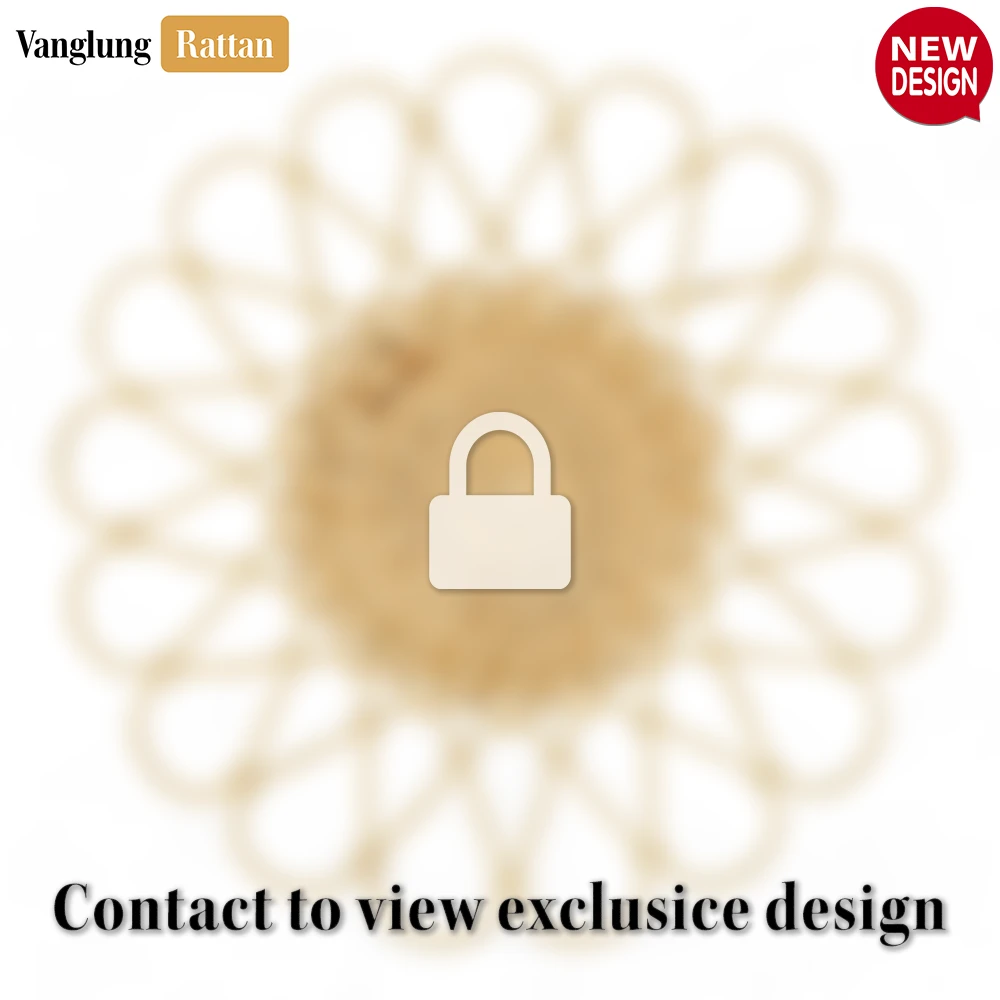 Yellow Scalloped Flower Handwoven Bamboo Rattan Placemat with Spiral Weave - UP054037 - 🌱 Is this placemat suitable for outdoor dining?