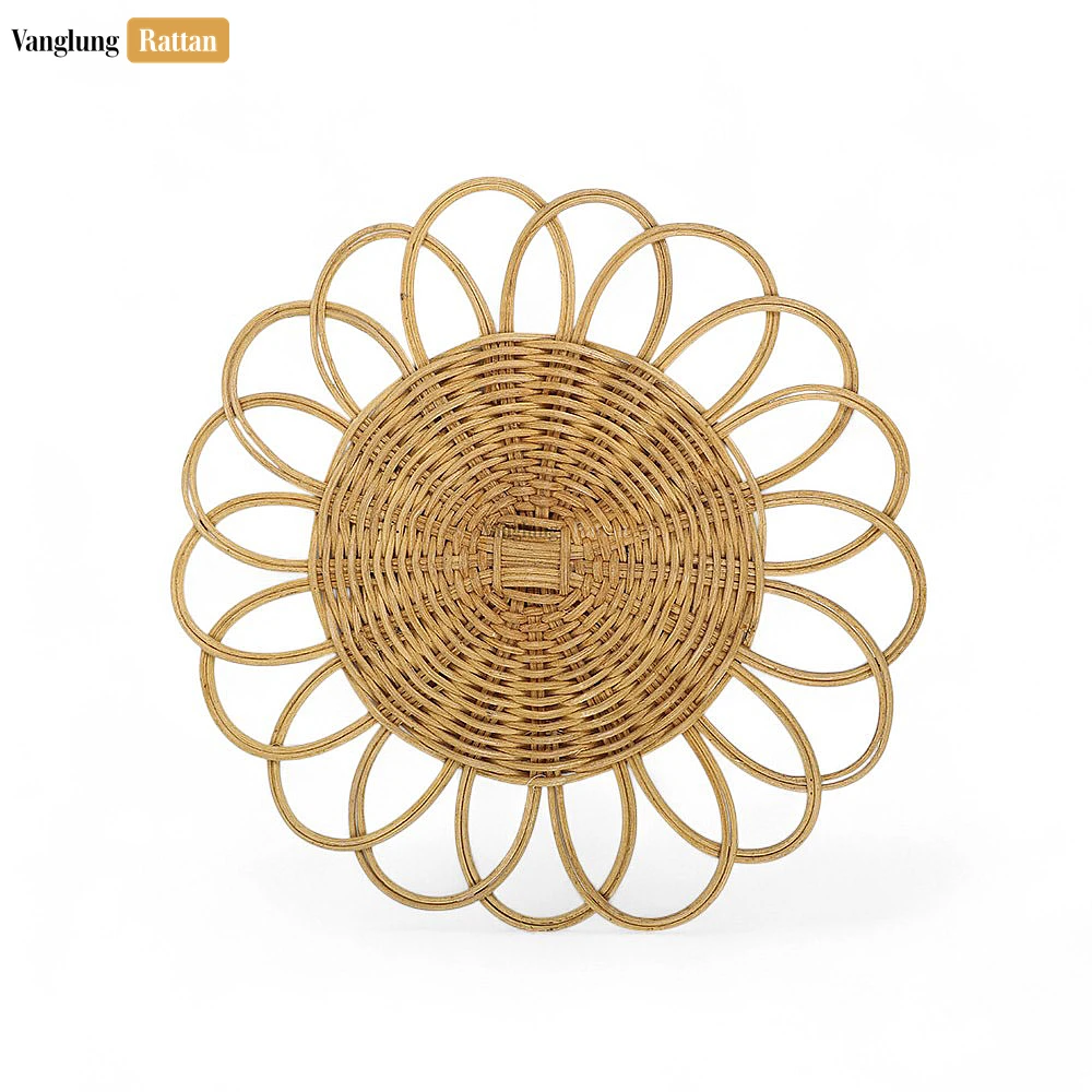 Brown Handicraft Flower Core Rattan Placemat for Decoration - UP054009 - 🏆 Why Choose VanglungRattan?
