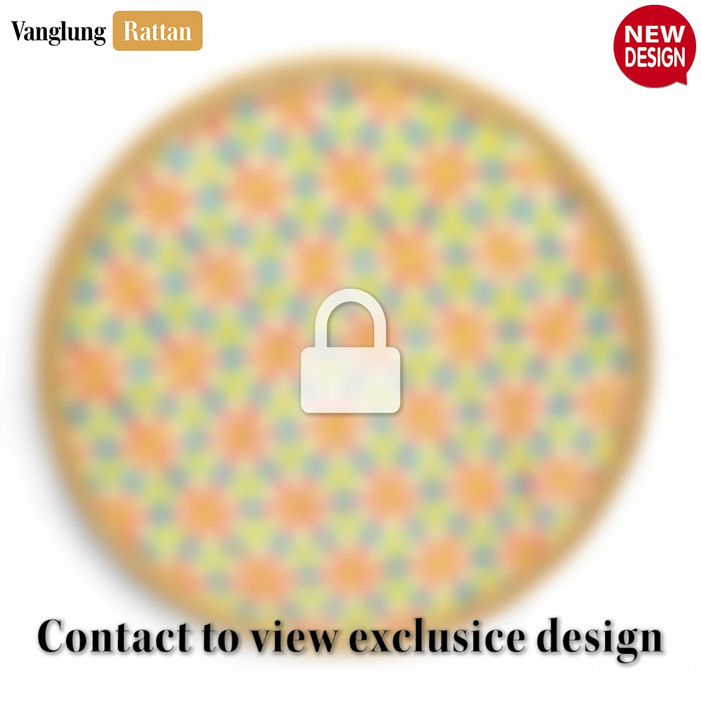 Round Eco-friendly Handwoven Bamboo Rattan Placemat with Geometric Star Weave - UP054018 - ❓ Frequently Asked Questions