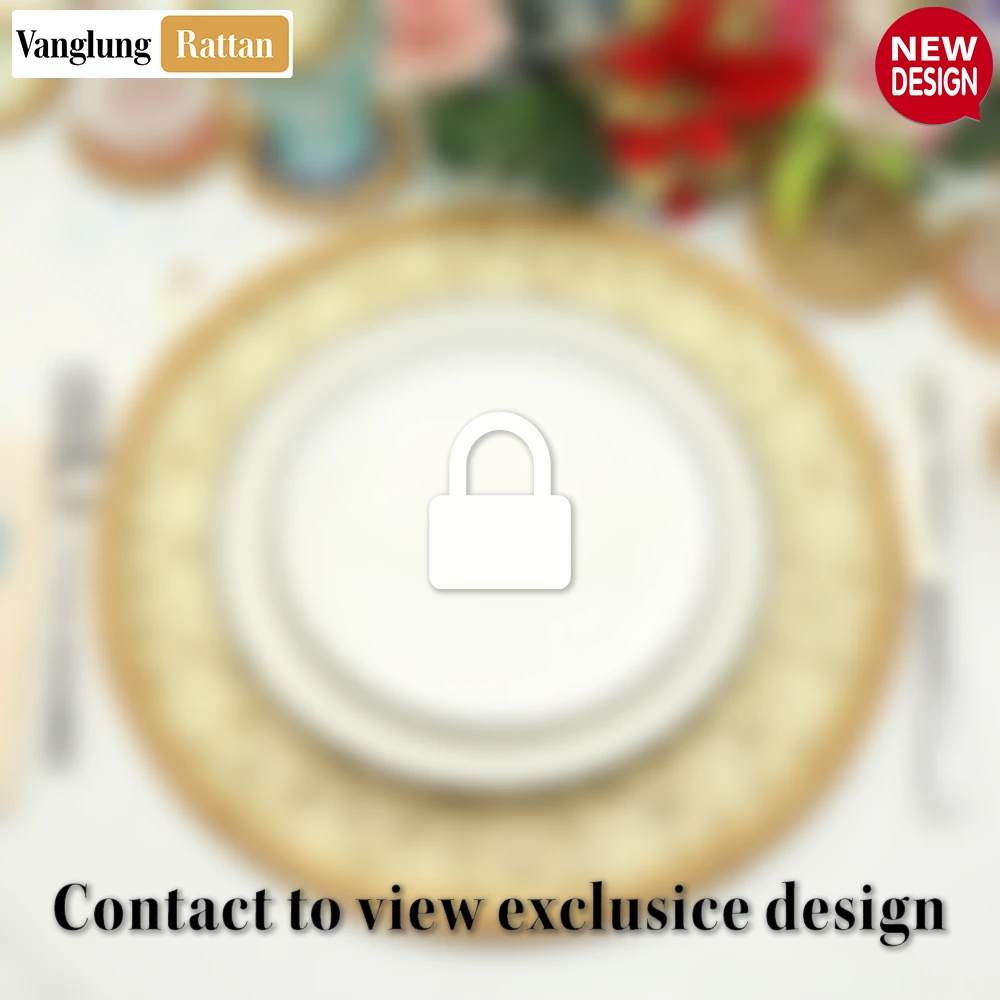 Round Green Handwoven Bamboo Rattan Placemat with Natural Geometric Star Weave - UP054017 - ❓ Frequently Asked Questions