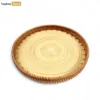 Round Handless Straw Rattan Serving Tray with Coiled Bamboo Base - STRO011009-1.webp