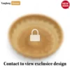 Round Handwoven Natural Spiral Center Serving Bowl - TW01BL0022-1.webp