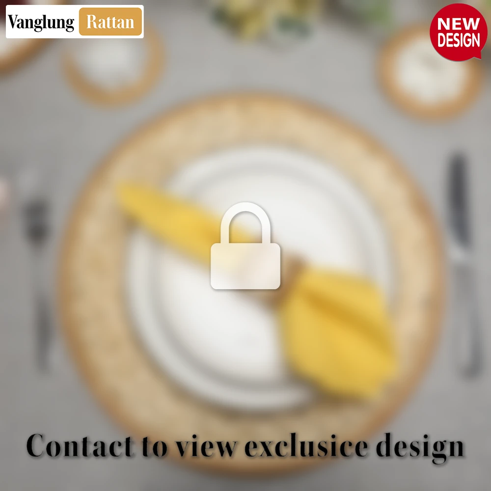 Round Natural Handwoven Bamboo Rattan Placemat with Intricate Star Weave - UP054014 - ❓ Frequently Asked Questions