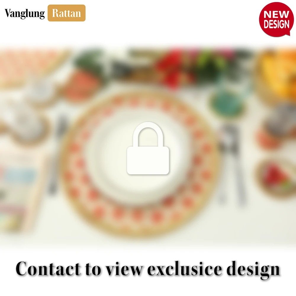 Round Natural Handwoven Bamboo Rattan Placemat with Red Star Hexagon Pattern - UP054028 - Q: Will the red color fade over time?