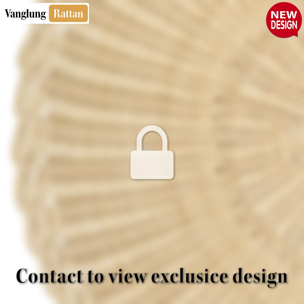 Round Natural Handwoven Rattan Placemat with Wavy Edge - UP034021 - 🍽️ Applications
