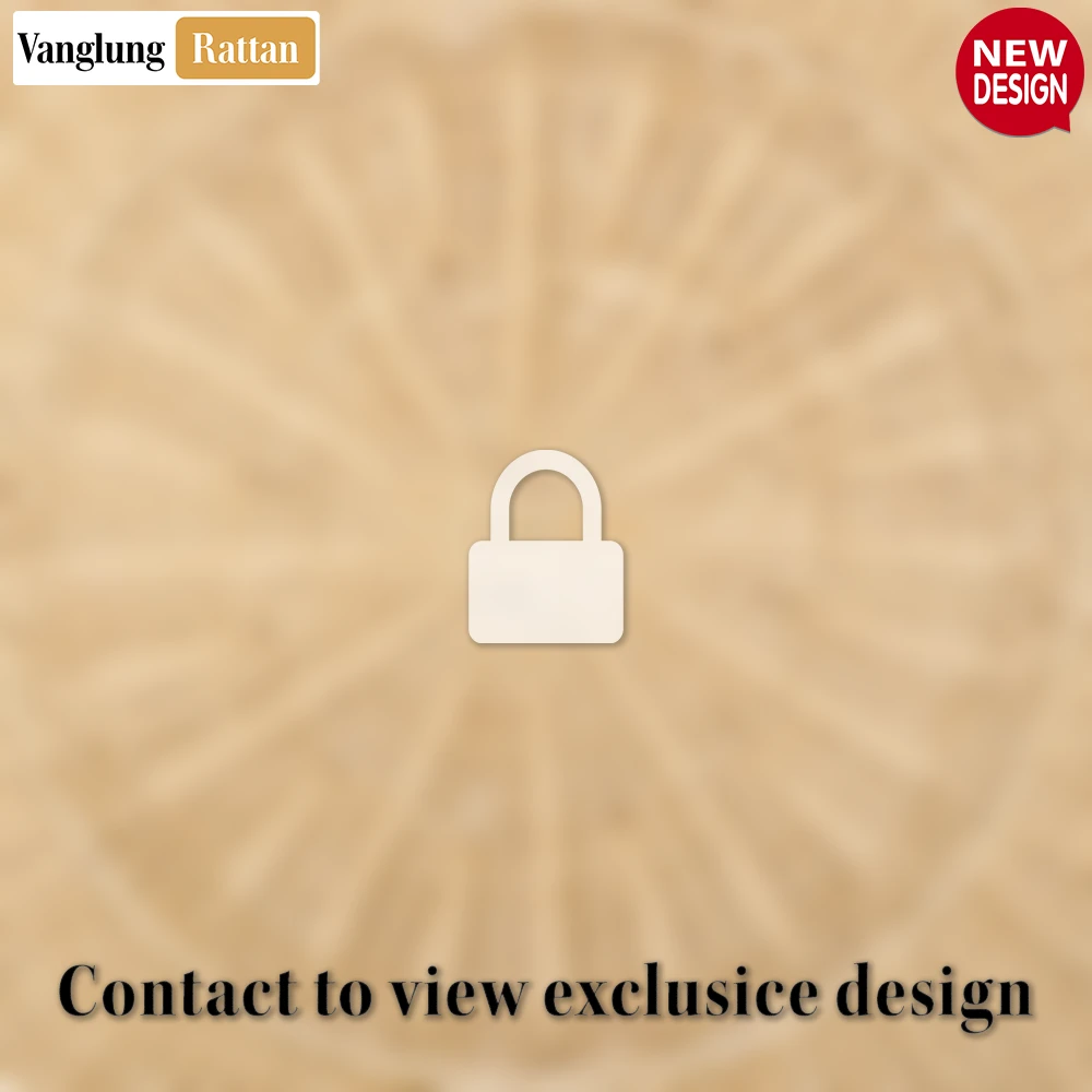 Round Natural Handwoven Rattan Placemat with Wavy Edge - UP034021 - Q: Will the wavy edge design affect the stability of plates and glasses?