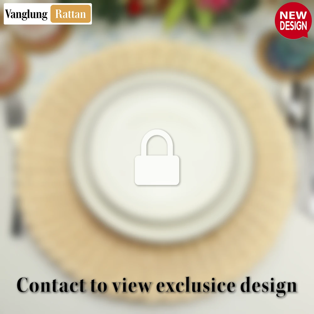 Round Natural Handwoven Rattan Placemat with Wavy Edge - UP034021 - ❓ Frequently Asked Questions