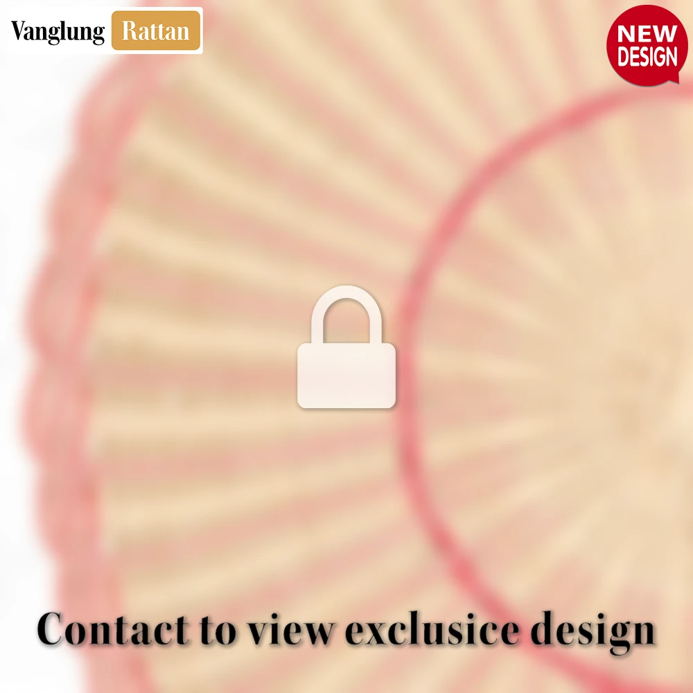 Round Natural Woven Rattan Placemat with Red Wavy Trim - UP034020 - ❓ Frequently Asked Questions
