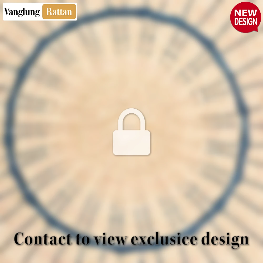 Round Woven Rattan Placemat with Blue Coastal Trim - UP034019 - 🌟 Why Choose VanglungRattan