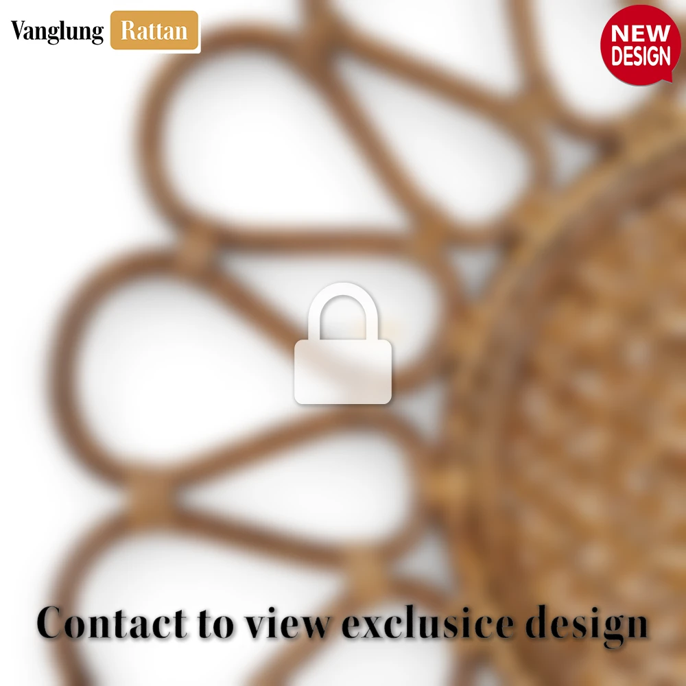 Scalloped Flower Handwoven Bamboo Rattan Placemat with Green Hexagon Pattern - UP054031 - Q: Can this placemat handle hot dishes and cookware?