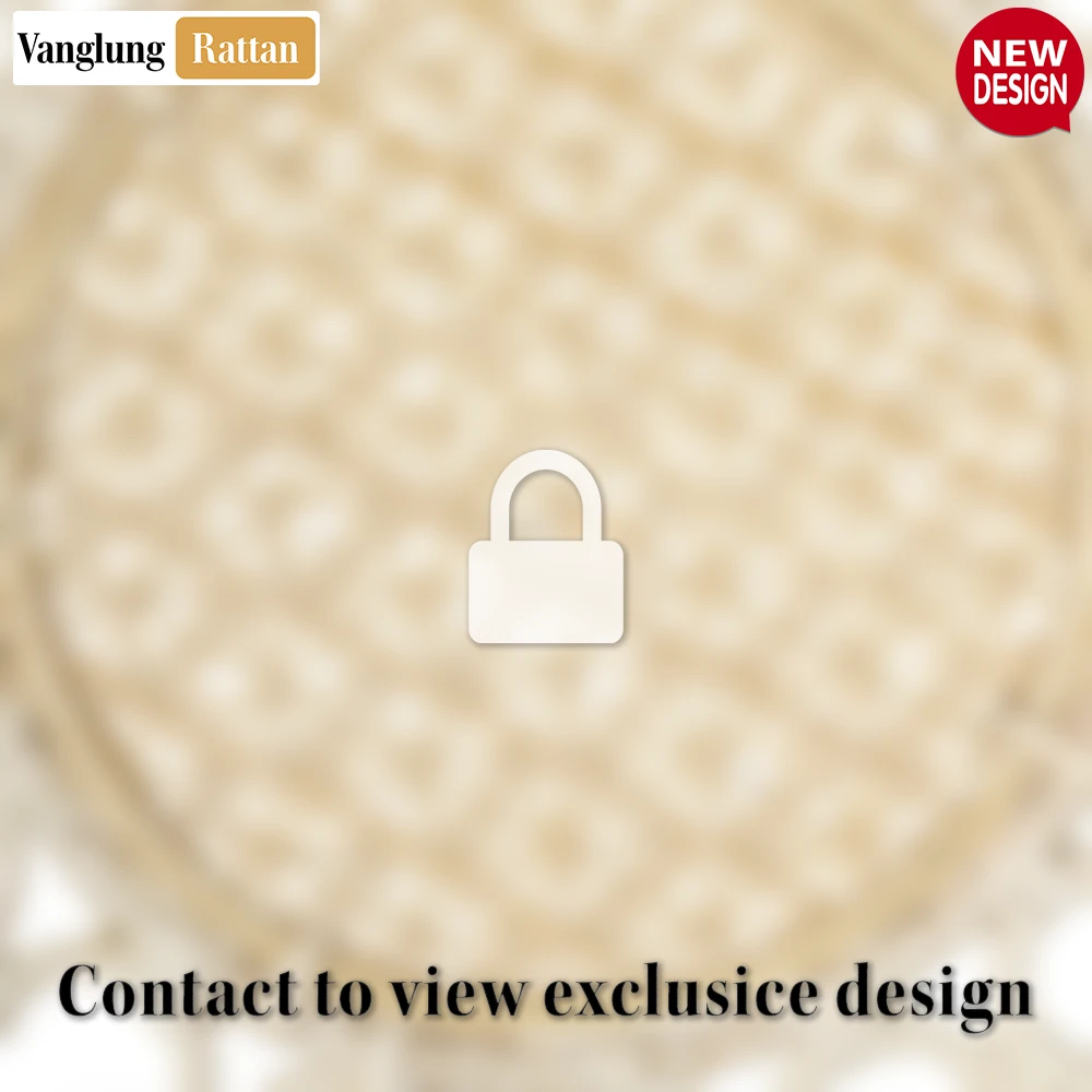 Natural Handwoven Flower Bamboo Rattan Placemat for Decoration - UP053001-1 - ⭐ Product Highlights