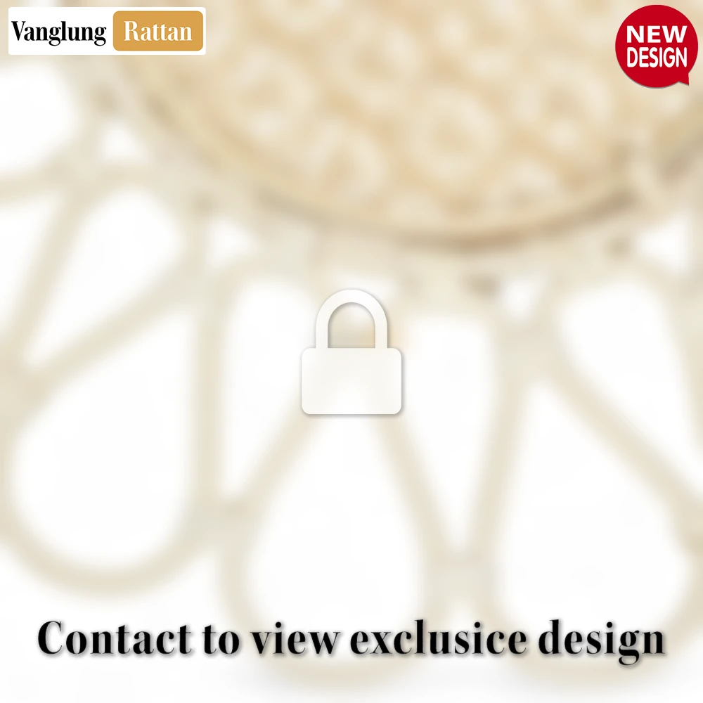 Natural Handwoven Flower Bamboo Rattan Placemat for Decoration - UP053001-1 - 🏡 Applications