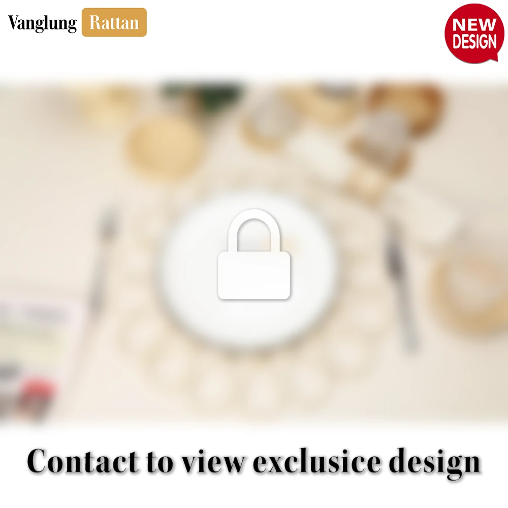 Natural Handwoven Flower Bamboo Rattan Placemat for Decoration - UP053001-1-6.webp