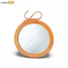 Handcrafted Bamboo Circle Mirror - Sustainable Vanity Accent for Bathroom Décor - DC0325003-1.webp