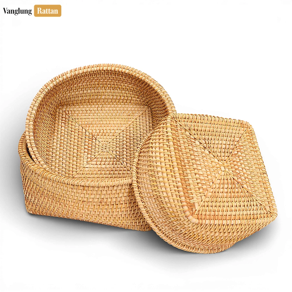 Eco-friendly Handwoven Natural Straw Rattan Serving Bow - TW01BL0034N - 🏆 Why Choose VanglungRattan?