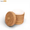 Handcrafted Woven Rattan Ice Pail - Sustainable Drink Service and Party Use Accessory - ICB022005-1.webp