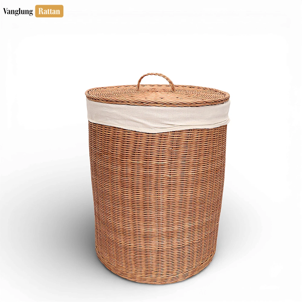 Natural Core Rattan Bathroom Basket - Woven Laundry and Towel Storage - BB031003-2.webp