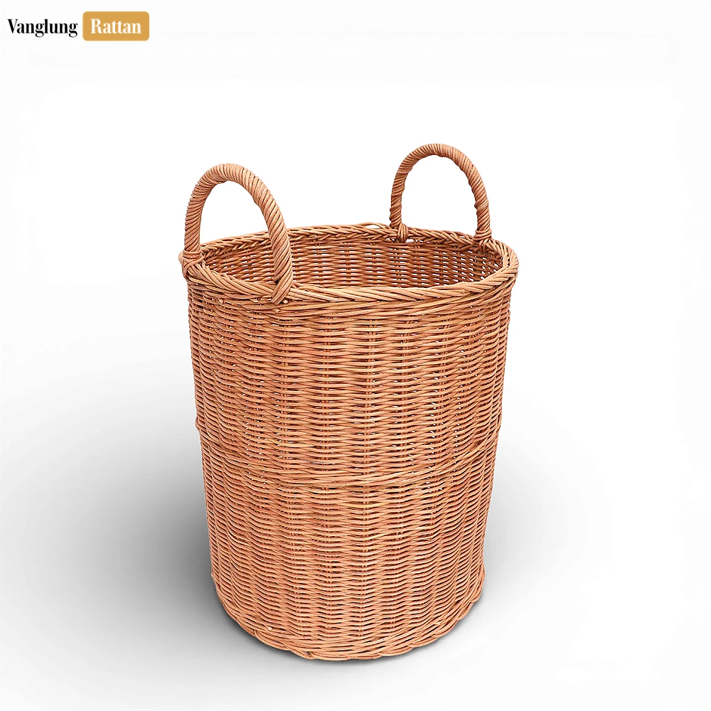 Natural Core Rattan Bathroom Basket with Handles - Woven Laundry and Towel Storage - BB031008-1.webp
