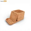 Natural Straw Rattan Pen Holder and Desk Caddy - Woven Stationery Organizer for Office Use - ST23015-1.webp