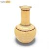Rustic Bamboo Vase for Christmas Centerpiece - Woven Natural & Brown Design - DCVA26006-1.webp