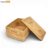 Bulk Rectangle Straw Rattan Storage Basket with Lid - Large Rectangle Woven Box with Lid - SB012001-1.webp