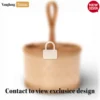 Natural Bamboo Rattan Cutlery Basket - Sustainable Light Wood Flatware Organizer for Kitchen Use - TWR05004-1.webp