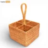 Rattan Tableware Cutlery Holder - Eco-Friendly Tableware Storage for Meal Use - TWH02006-1.webp