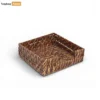 Bulk Dark Brown Rattan Napkin Holder - Square Woven Napkin Organizer for Events and Luxury Gift Hampers - TW052001DBR-1.webp