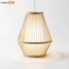 Bulk Bamboo Slatted Light Shade - Tapered Geometric Pendant Light for Hotel and Restaurant Use - LAB260118-1.webp