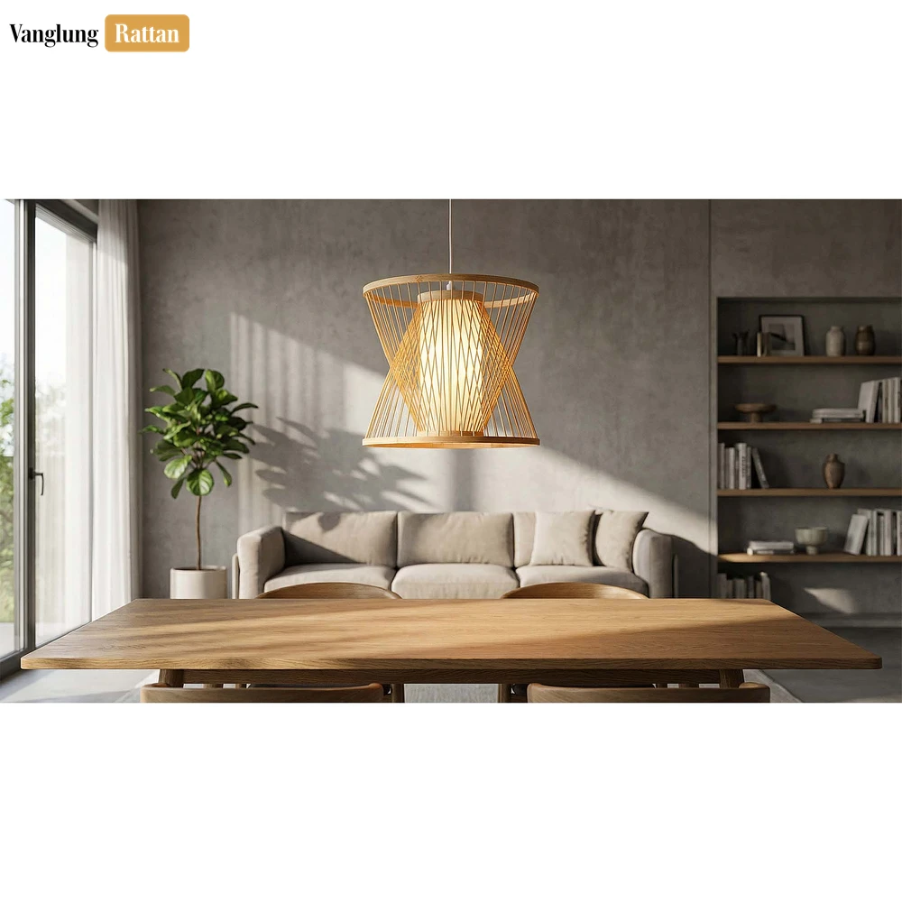 Bulk X-Shaped Bamboo Light Shade - Modern Slatted Pendant for Professional Hospitality Use - LAB260113 - ❓ Frequently Asked Questions