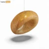 Wholesale Bamboo Lampshade - Woven Donut Pendant Light Cover for Hotel and Restaurant Use - LAB260108-1.webp
