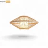 Wholesale Bamboo UFO Lampshade - Geometric Pendant Light for Hotel and Restaurant Use - LAB260114-1.webp