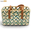 Handmade Woven Bamboo Beach Tote with Leather Handles - Premium Fashion Bag Manufacturer Supplier - BG051001-1.webp