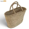 Handmade Natural Woven Water Hyacinth Beach Basket Shopping Tote - Premium Fashion Bag Manufacturer - BG085003-1.webp