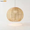 Scalloped Lotus Globe Rattan Pendant Light - Custom Luxury Lamp Factory for Resort and Hotel Décor - LAR260105-1.webp